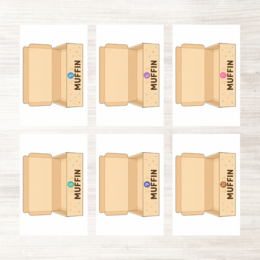 Gioco didattico per imparare a contare con i muffin