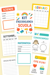 ✨ Kit completo d’Accoglienza Scuola – Materiale per Insegnanti e Alunni ✨
