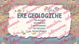 Le Ere geologiche. Linea del tempo_classe terza