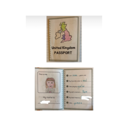 Passaporto del Regno Unito - adatto per le classi 3^-4^-5^