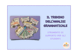 IL TRENINO DELL’ANALISI GRAMMATICALE