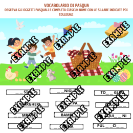 UNA PASQUA IN CLASSE 1 COMPITI PER LE VACANZE