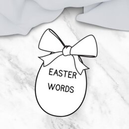 Le parole di Pasqua in inglese - Libretto da comporre