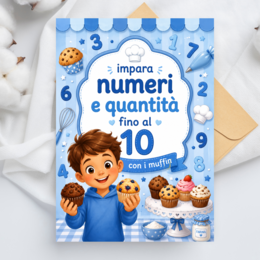 Gioco didattico per imparare a contare con i muffin