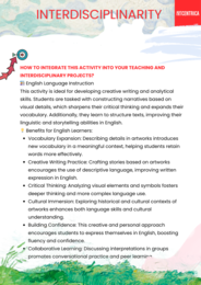 Enhancing creative writing through artistic observation