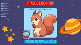 IMPARA IL NOME DEI PIANETI CON GIORGINO, LO SCOIATTOLO DEL GIARDINO