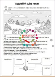 Aggettivi sulla neve