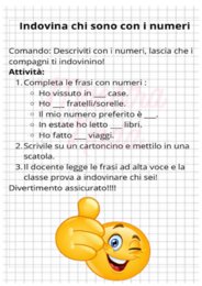 ACCOGLIENZA CLASSE QUINTA PRIMARIA