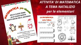 Esercizi di matematica natalizi - dalla prima alla quinta elementare
