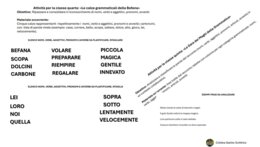 LA BEFANA STELLA E IL SUO MAGICO VOLO-ATTIVITÀ DI ITALIANO DALLA PRIMA ALLA QUINTA