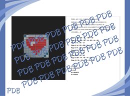 Pixel Art (Coding unplugged) - cuore