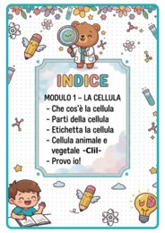 Quaderno Operativo di Scienze V – Il Corpo Umano- Modulo 1: La Cellula - Teoria, esercizi, giochi, schede illustrate e sezione CLIL!