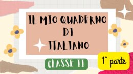 QUADERNO DI ITALIANO per la classe 2^ - 1° parte -