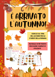 Attività ed esercizi sull’autunno