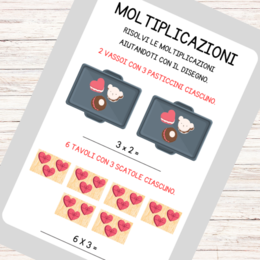 Schede didattiche matematica San Valentino