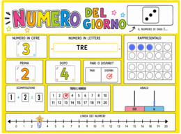 Parete Matematica Interattiva – Classe Prima
