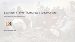 Spartaco, il Primo Triumvirato e Giulio Cesare – Kit Didattico Completo (Schede + Verifica + Griglia di Valutazione)