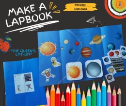 LAPBOOK "The Queen's lift-off"