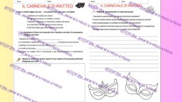 Il Carnevale di Matteo | Comprensione del testo