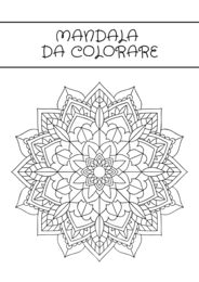 Mandala da colorare