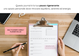 IL JOURNAL DELL'INSEGNANTE : RITROVA IL TUO TEMPO
