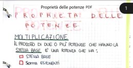 Schemi proprietà delle potenze