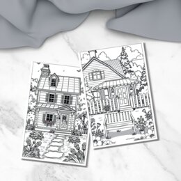 Disegni di case da colorare