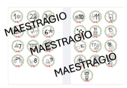 CALENDARIO DELL'AVVENTO