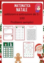 Matematica di natale: problemi e operazioni add-sott