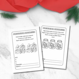 Problemi di matematica sul Natale classe seconda