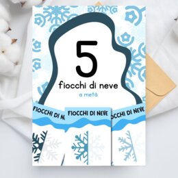 Lavoretto fiocchi di neve