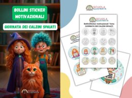 Bollini / Sticker motivazionali – Giornata dei Calzini Spaiati