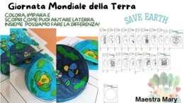 Giornata della Terra – Mini‑set da colorare “SAVE EARTH”