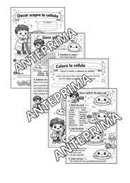 Quaderno Operativo di Scienze V – Il Corpo Umano- Modulo 1: La Cellula - Teoria, esercizi, giochi, schede illustrate e sezione CLIL!