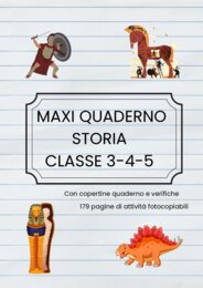 MAXI QUADERNO STORIA Cl 3-4-5