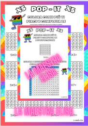 Tabellina del 5 POP-IT