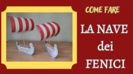 LA NAVE DEI FENICI fai da te: tutorial e pdf matrice da scaricare