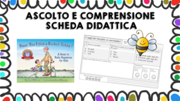 E oggi hai riempito un secchiello? - Scheda didattica comprensione