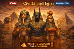 GLI EGIZI – MODULO COMPLETO DI STORIA IN CAA (SYMWRITER) + VERIFICA E OBIETTIVI
