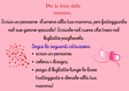 UN PENSIERO PER LA MAMMA