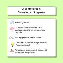 Trova la parola giusta: kit di discriminazione visiva (Omaggio Missione Lettura)