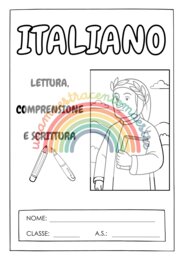 Copertine per quaderni di italiano e inglese