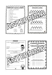 QUADERNO DI MATEMATICA Classe 3° – LE MOLTIPLICAZIONI: teoria, esercizi e kit 10 schede neutre da compilare
