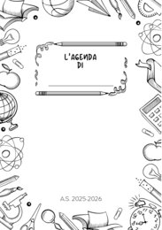 Agenda stampabile per insegnante