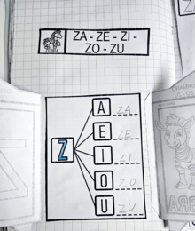Schede di Italiano : Scopriamo la lettera Z