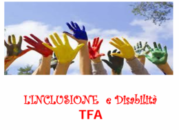 Materiale di studio TFA Sostegno