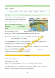 CLIL Geofrafia classe 4: Alpi - CLIL Geography Year 4: Alps