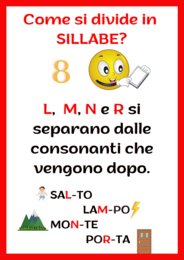 Regole per la divisione in sillabe