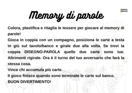 MEMORY DI PAROLE