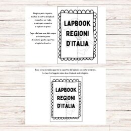 Lapbook regioni italiane da stampare